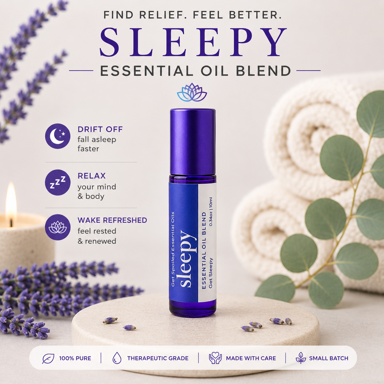 Get Sleepy Essential Oil Roll On