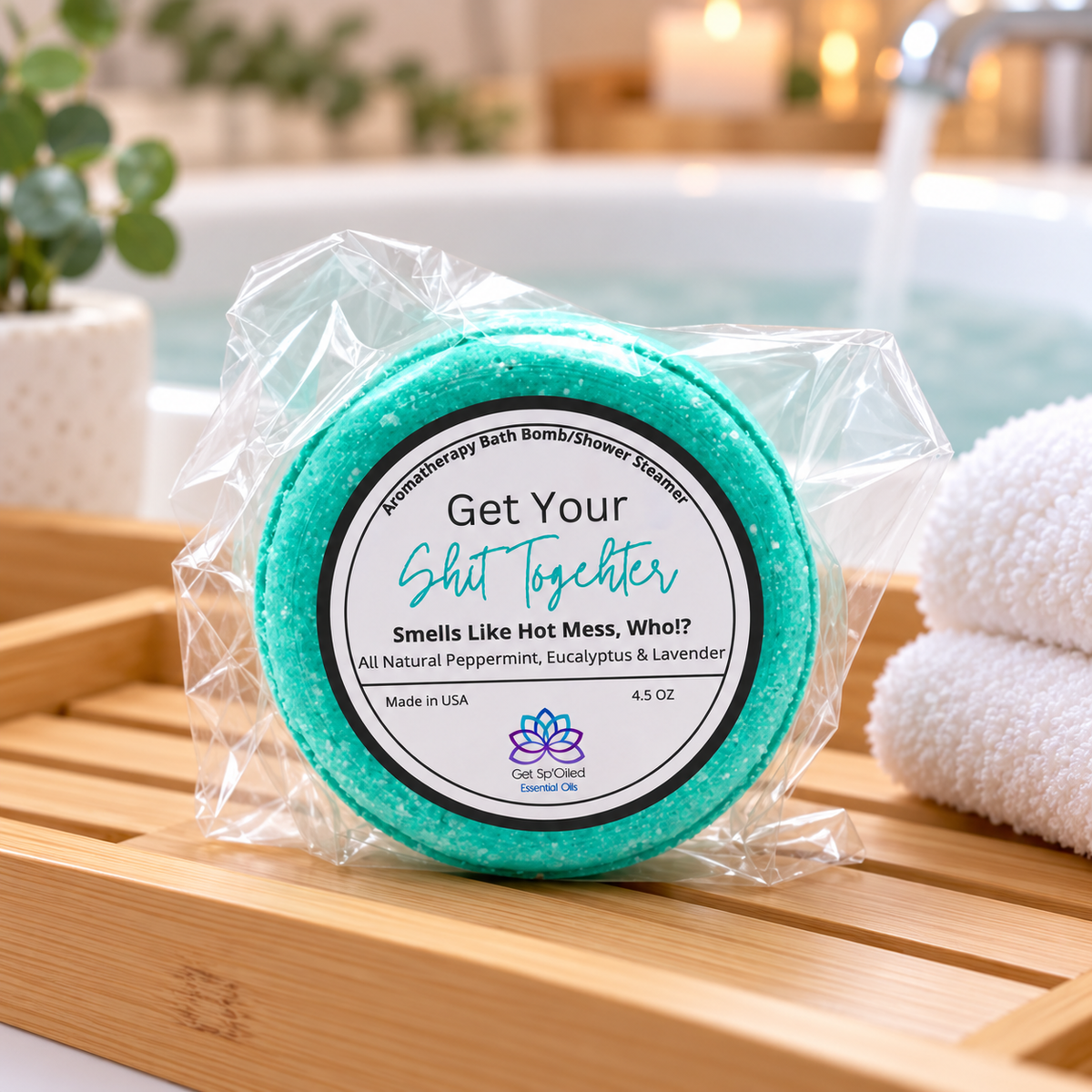 Get Your Shit Together Bath Bomb & Shower Steamer
