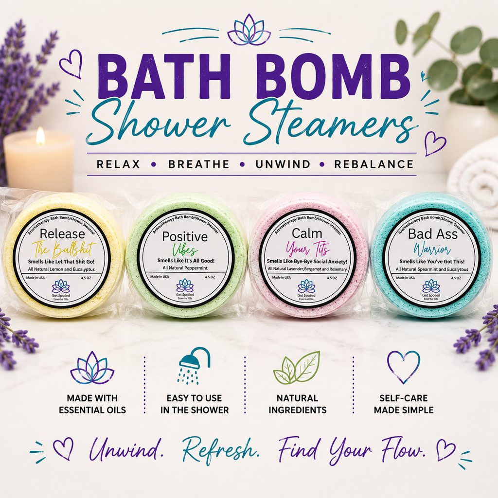 Funny Bath Bomb/Shower Steamer Set, Self-Care Spa Gift