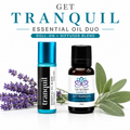 Tranquil Essential Oil Blend Set – Aromatherapy Diffuser & Roll-On