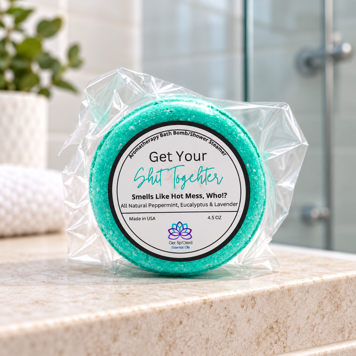 Get Your Shit Together Bath Bomb & Shower Steamer