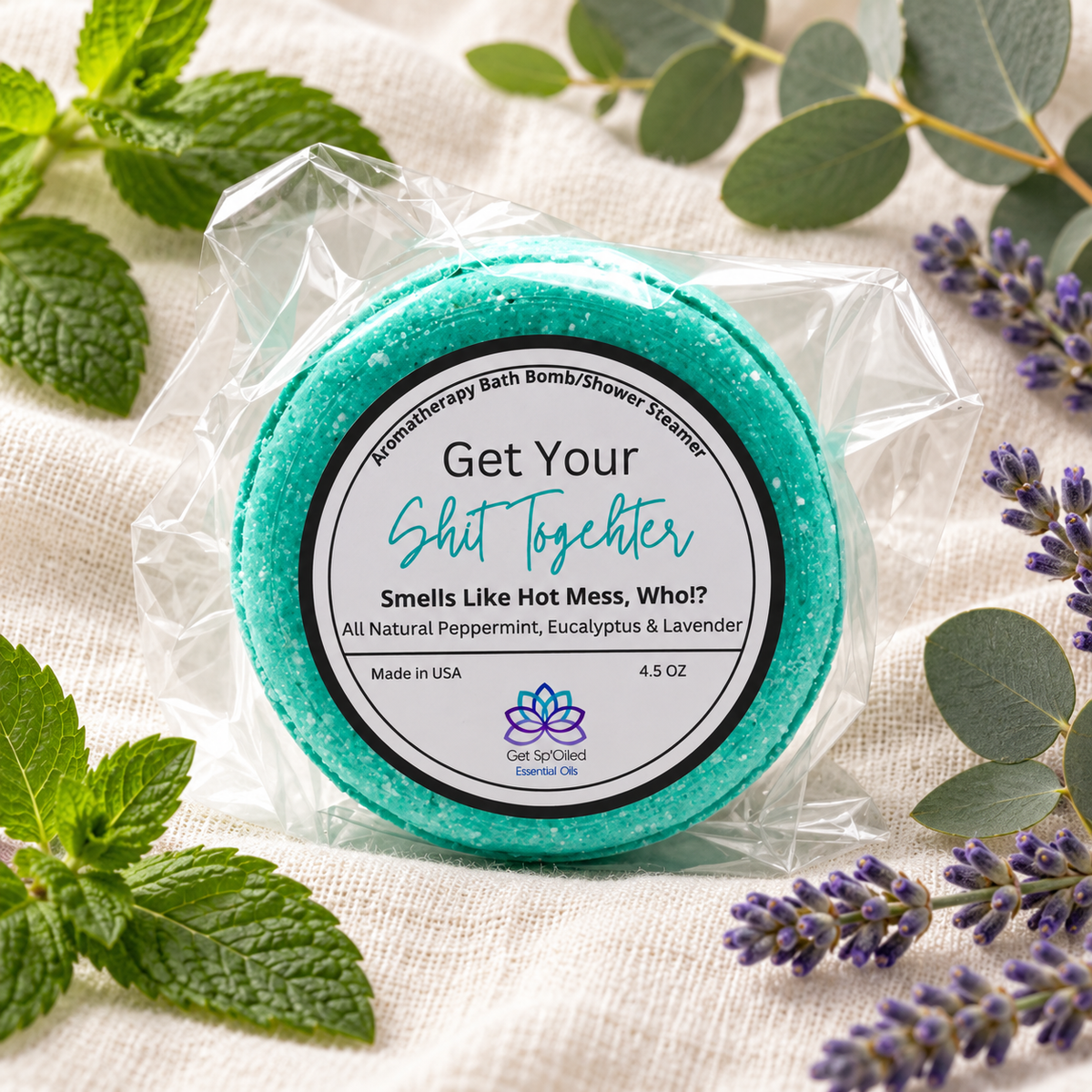 Get Your Shit Together Bath Bomb & Shower Steamer