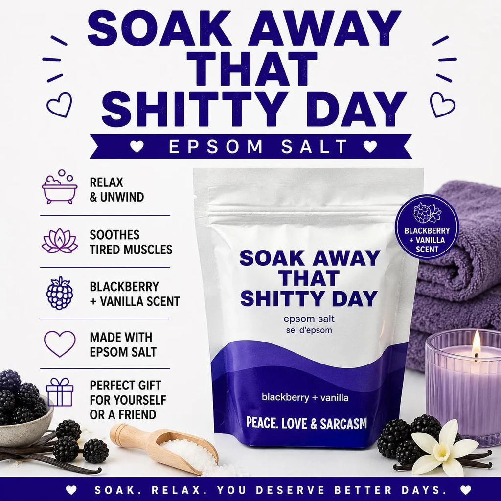 Sassy Epsom Salt Gift Set – Funny Self Care