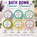 Vibe and Thrive Sassy Bath Bomb/Shower Steamer Gift Set, Funny Self Care