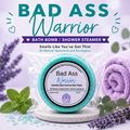 Bad Ass Warrior Bath Bomb/Shower Steamer – Spearmint & Eucalyptus, Funny Self-Care Spa Gift”