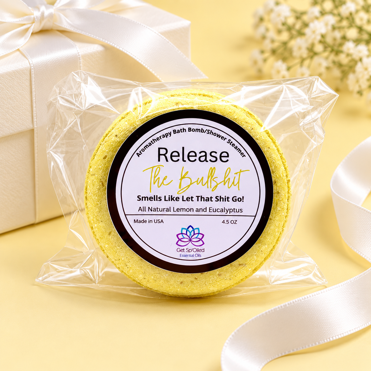 Release The Bullshit Bath Bomb & Shower Steamer
