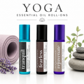 Yoga Essential Oil Roll On Trio, Relaxation Self-care, Aromatherapy Gift Set