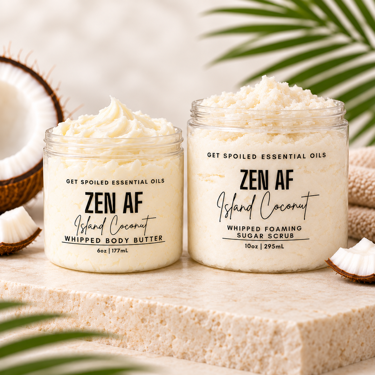 Zen AF Whipped Body Butter and Sugar Scrub