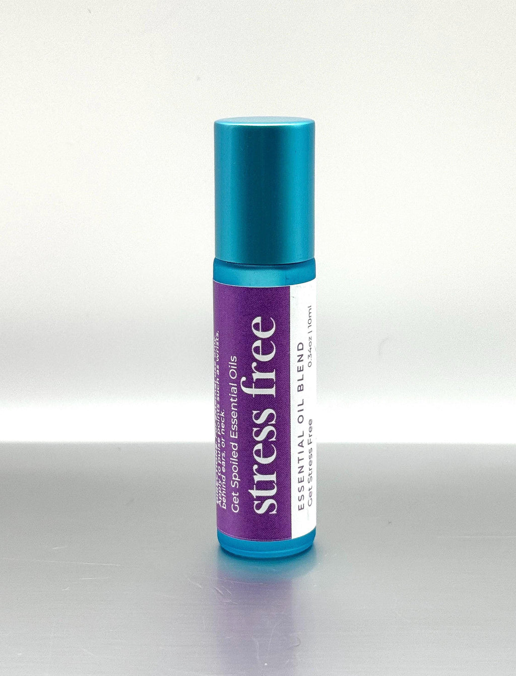 Stress Relief Essential Oil Set – Lavender, Lime, Sandalwood (Diffuser & Roll-On)