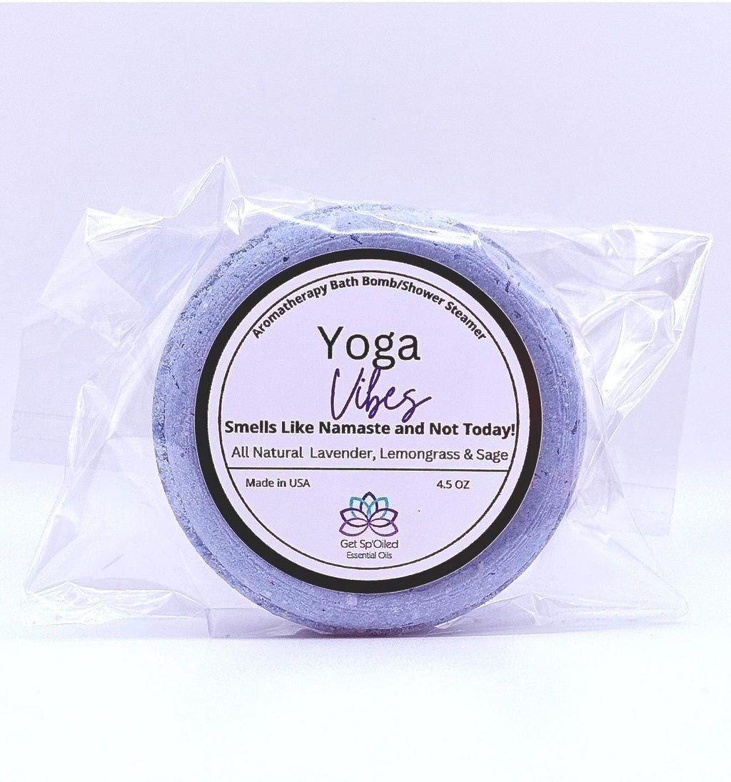 Yoga Bath Bomb & Shower Steamer Set – Aromatherapy Spa Gift
