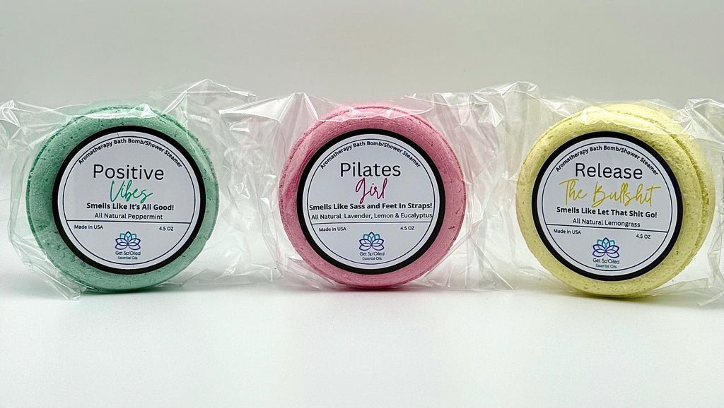 Pilates Girl Bath Bomb Shower Steamer Set – Aromatherapy Spa Gift