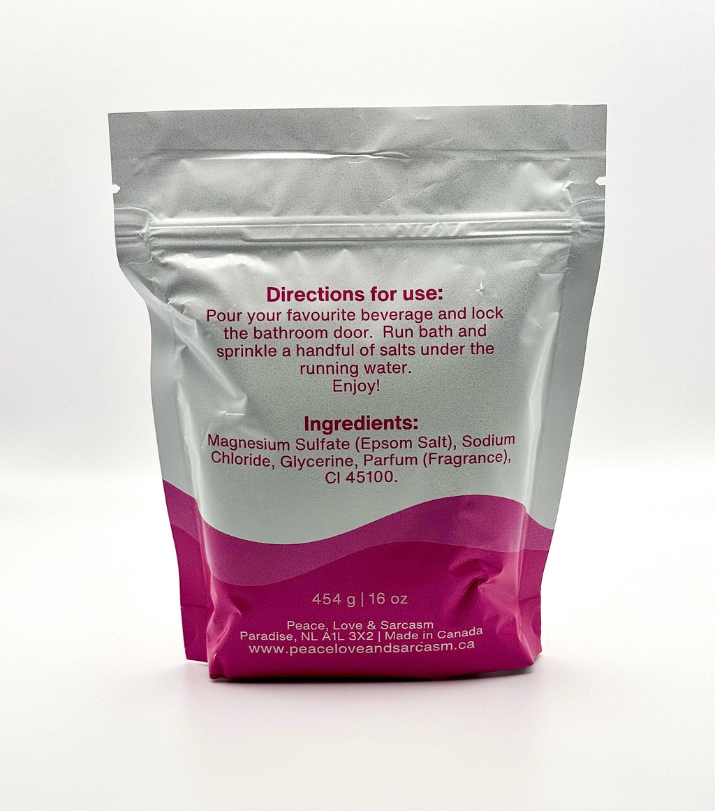 Please Stop Talking Epsom Salt Bath Soak – Funny Self-Care Gift