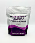 Never Apologize Epsom Salt Soak – Funny Self-Care Spa Gift