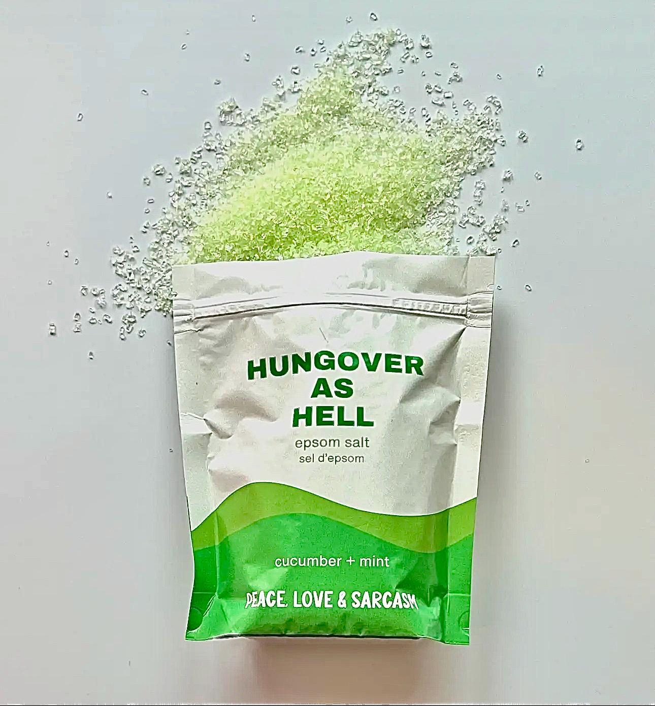 Holiday Bath Salts - Sassy Epsom Salt Gift Set – Cucumber Mint, Winterberry, Candy Cane