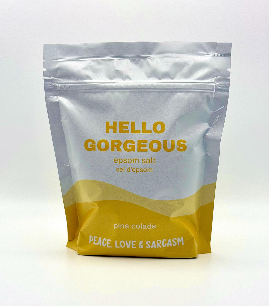 Hello Gorgeous Epsom Salt Soak and Bath Bomb/Shower Steamer Gift Set