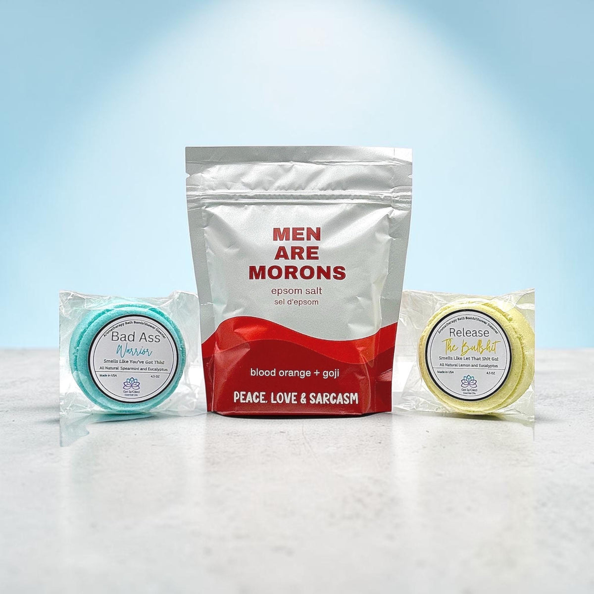Salty Breakup Bath Gift Set – Epsom Salt & Bath Bombs