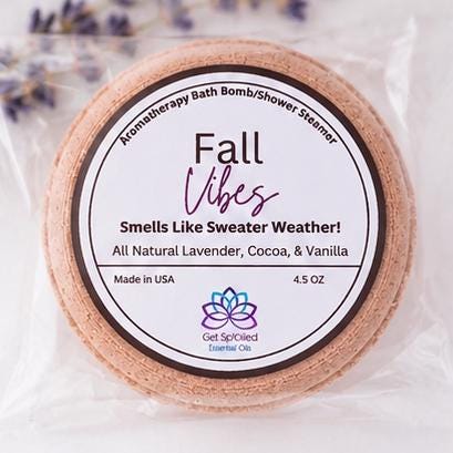 Fall Vibes Bath Bomb & Shower Steamer
