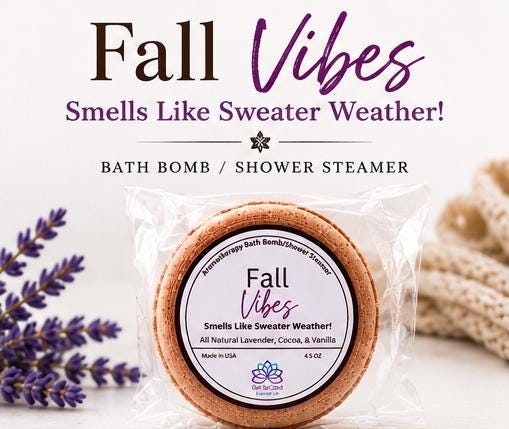 Fall Self-Care Gift Set – Bath Bombs & Essential Oil Roll-On