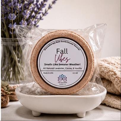 Fall Vibes Bath Bomb & Shower Steamer