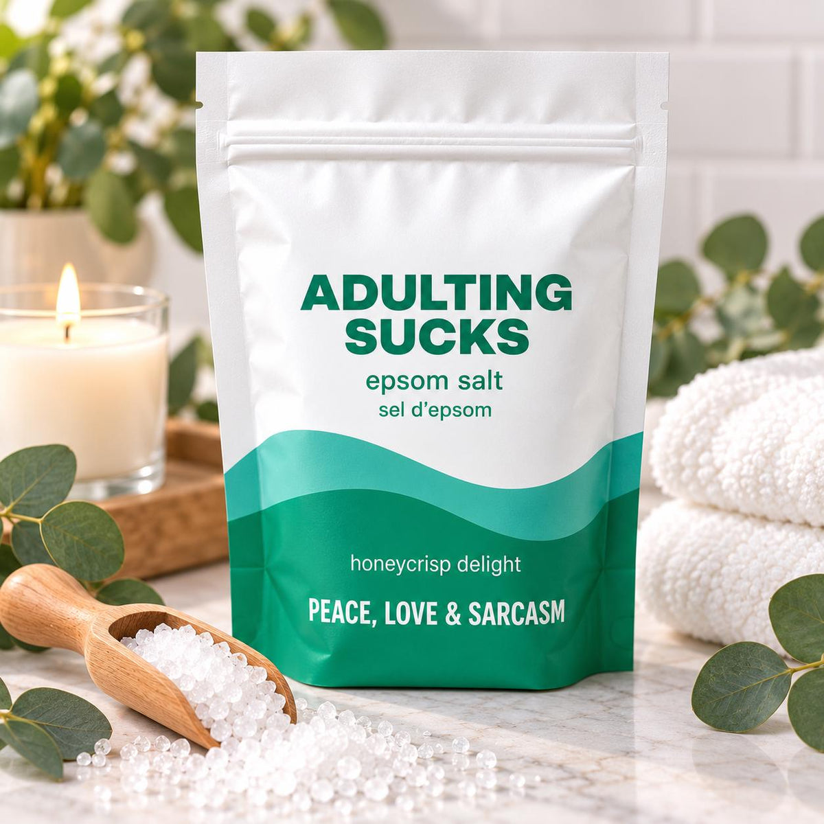 Adulting Sucks Epsom Salt Bath Soak – Honeycrisp Delight