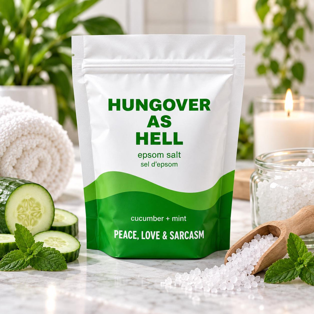 Hungover As Hell Epsom Salt Bath Soak