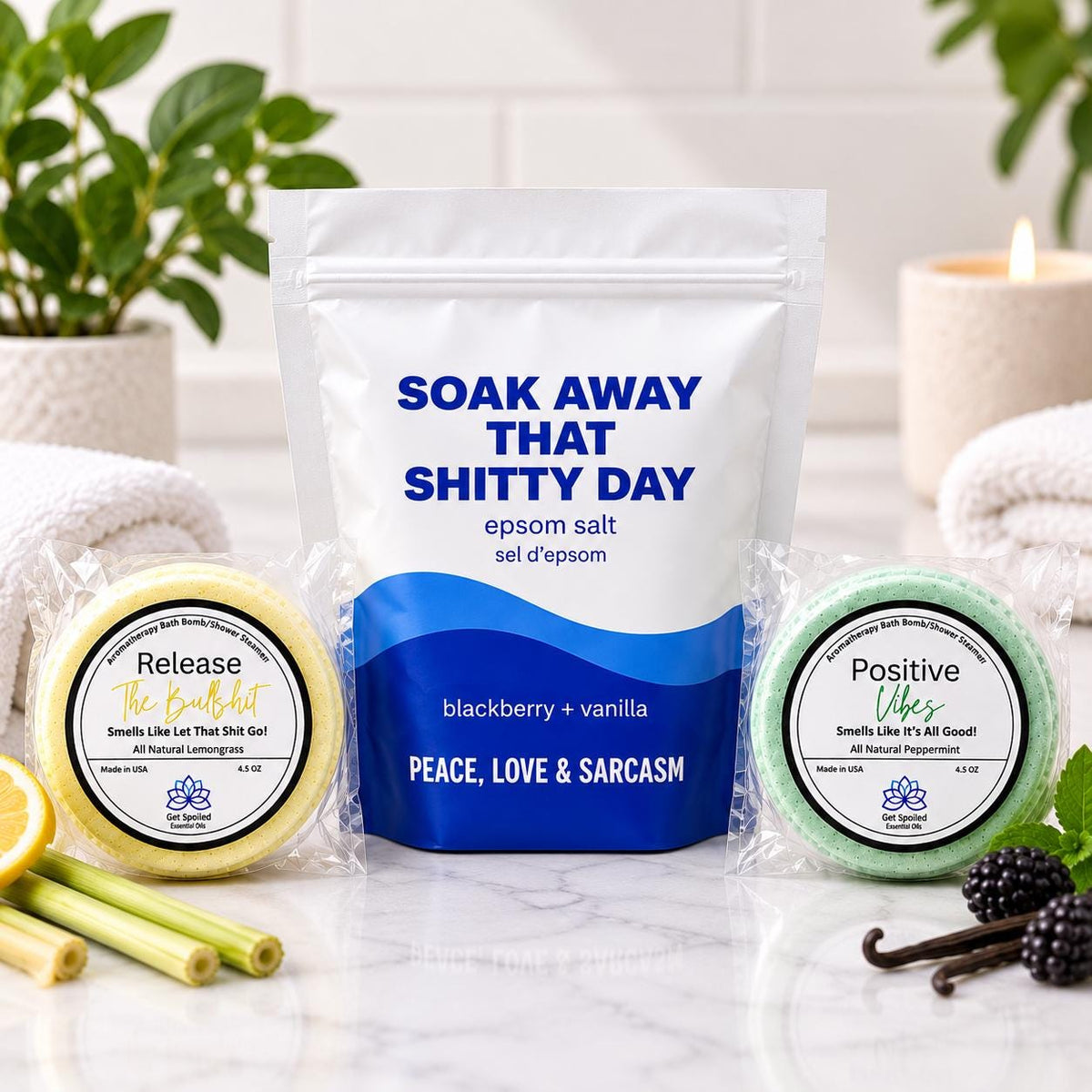 Soak Away That Shitty Day Bath Gift Set