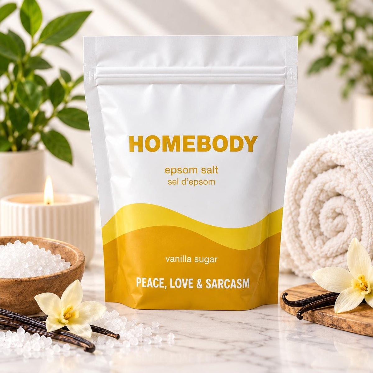 Homebody Epsom Salt Bath Soak – Vanilla Sugar
