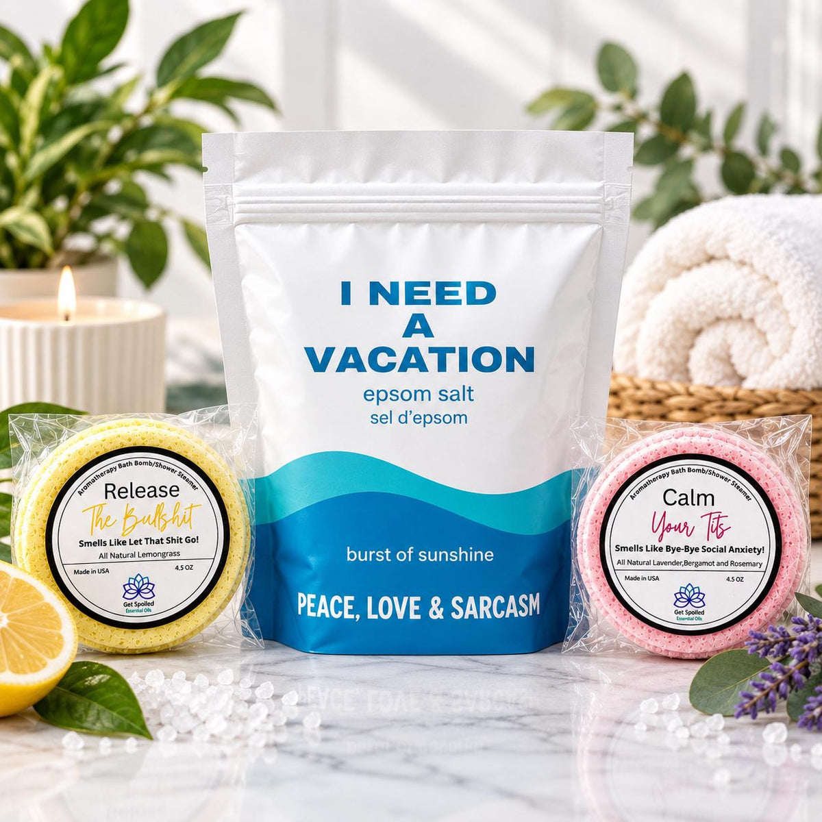 I Need a Vacation Bath Gift Set