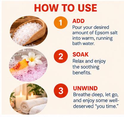 Leave Me Alone Epsom Salt Bath Soak – Peach Bellini
