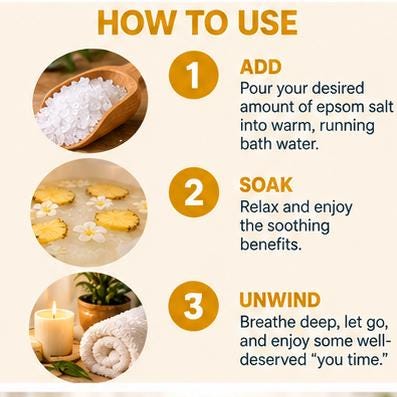 Hello Gorgeous Epsom Salt Bath Soak – Piña Colada