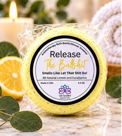 Release The Bullshit Bath Bomb & Shower Steamer