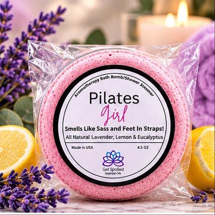 Pilates Girl Bath Bomb & Shower Steamer