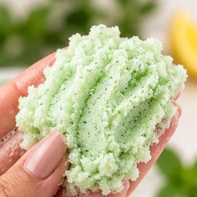 Slay Whipped Foaming Sugar Scrub – Mint & Lemon