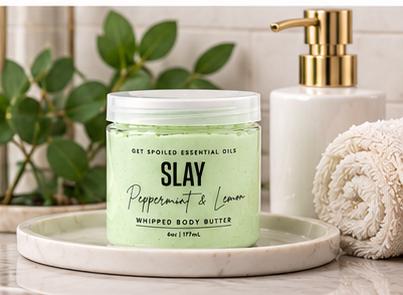Slay Whipped Body Butter – Peppermint & Lemon
