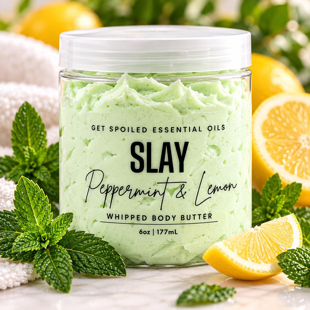 Slay Whipped Body Butter – Peppermint & Lemon