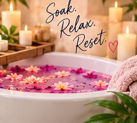 Perimenopause Survival Kit – Four Epsom Salt Bath Soaks