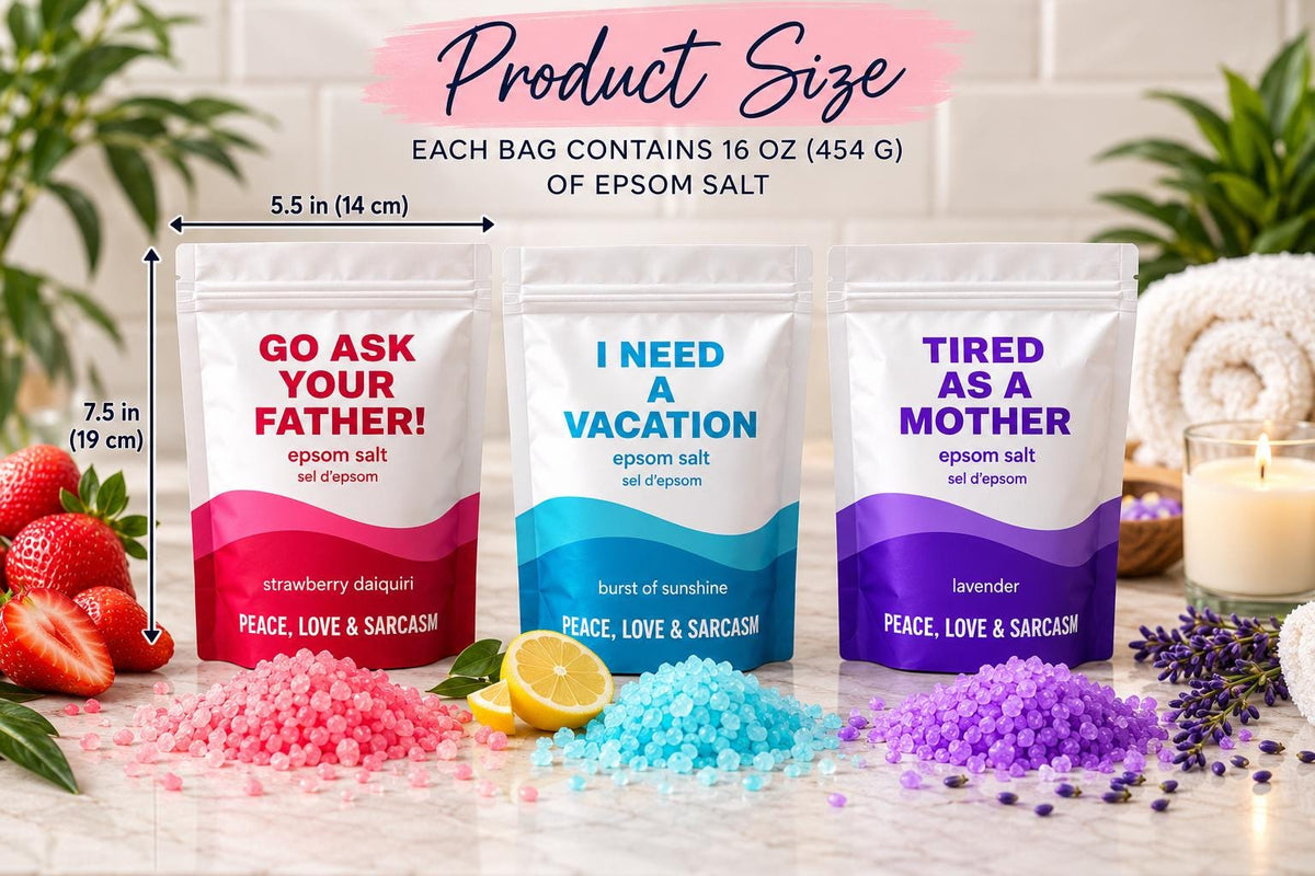 Mom's Time-Out Epsom Salt Gift Set – Three Bath Soaks