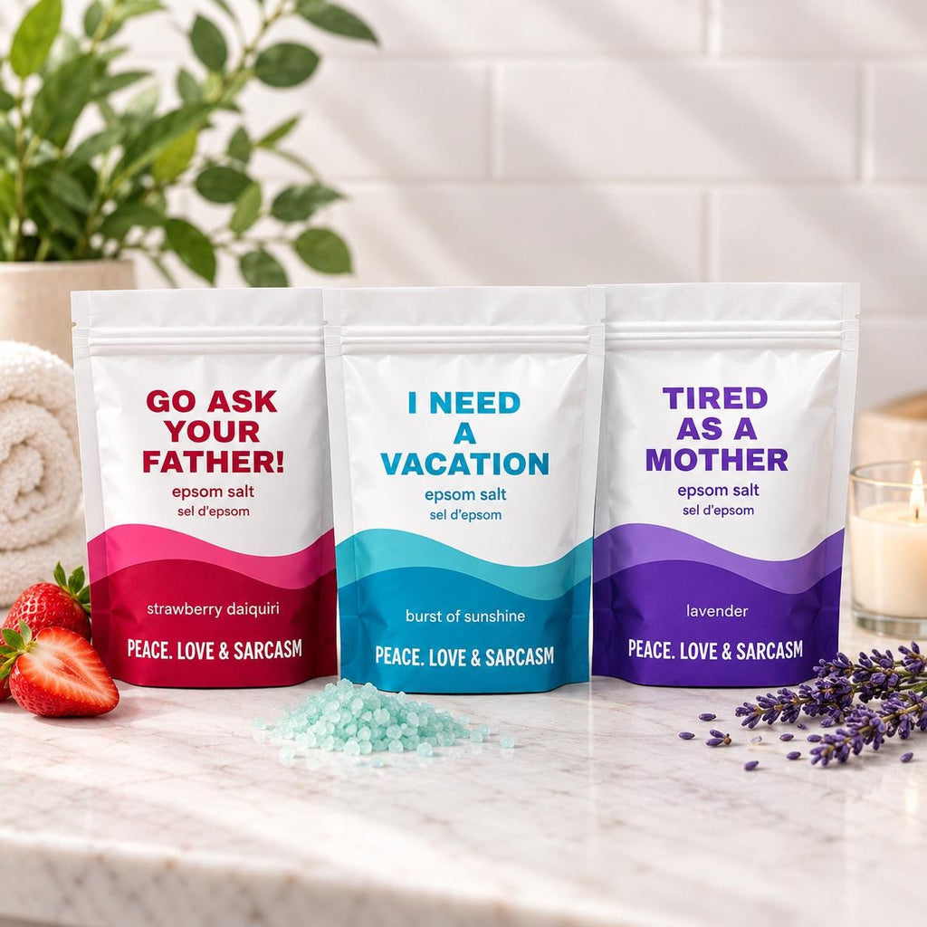 Mom's Time-Out Epsom Salt Gift Set – Three Bath Soaks