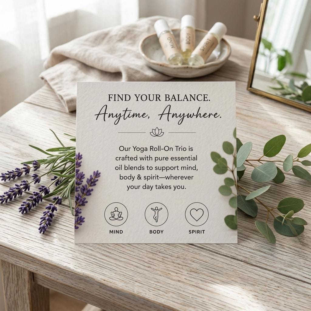 Yoga Essential Oil Roll-On Trio