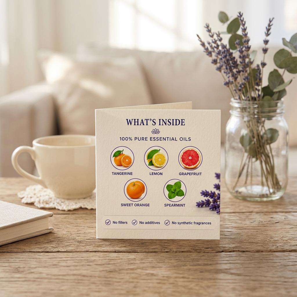 Get Stress Free Essential Oil Diffuser & Roll-On Set