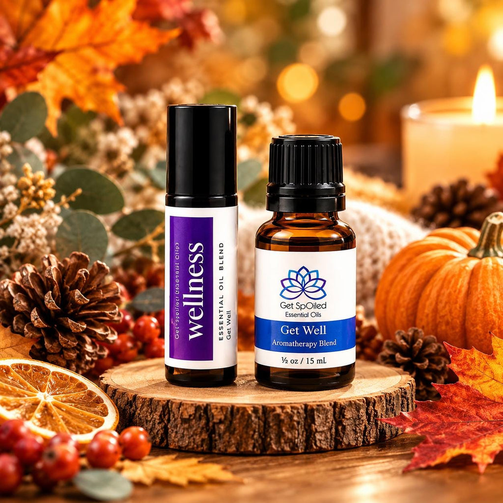 Fall Wellness Essential Oil Diffuser & Roll-On Gift Set