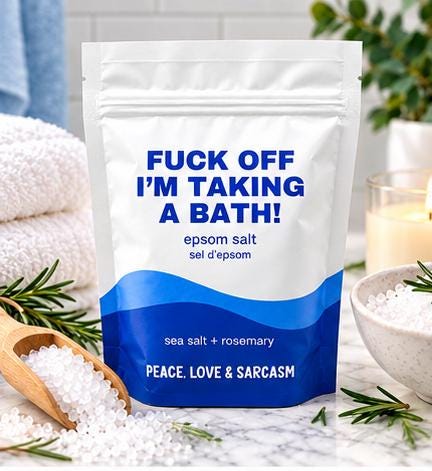 F Off I'm Taking a Bath Gift Set