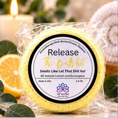 Release The Bullshit Bath Bomb & Shower Steamer