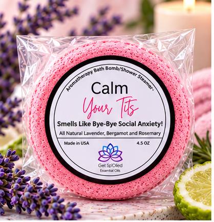 Calm Your Tits Bath Bomb & Shower Steamer