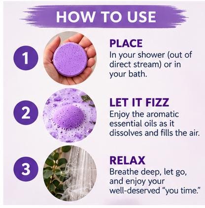 Yoga Vibes Bath Bomb & Shower Steamer