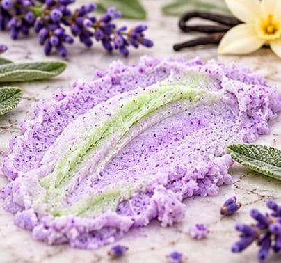 Sage That Shit Whipped Foaming Sugar Scrub – Lavender & Sage