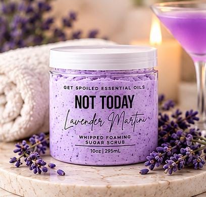 Not Today Whipped Foaming Sugar Scrub – Lavender Martini