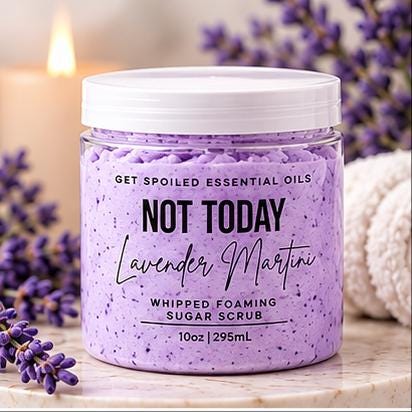 Not Today Whipped Foaming Sugar Scrub – Lavender Martini