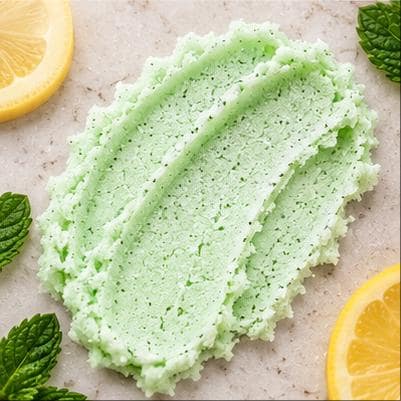Slay Whipped Foaming Sugar Scrub – Mint & Lemon
