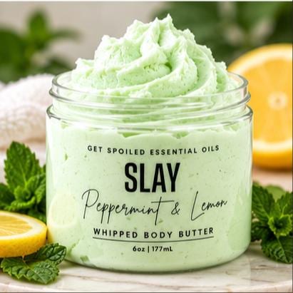Slay Whipped Body Butter – Peppermint & Lemon